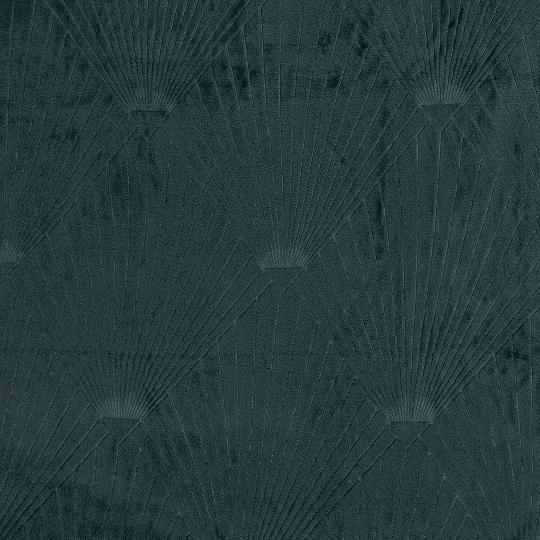 Voir la diapositive 2 : ATMOSPHERA Plaid en flanelle  art déco  125x150cm vert cèdre