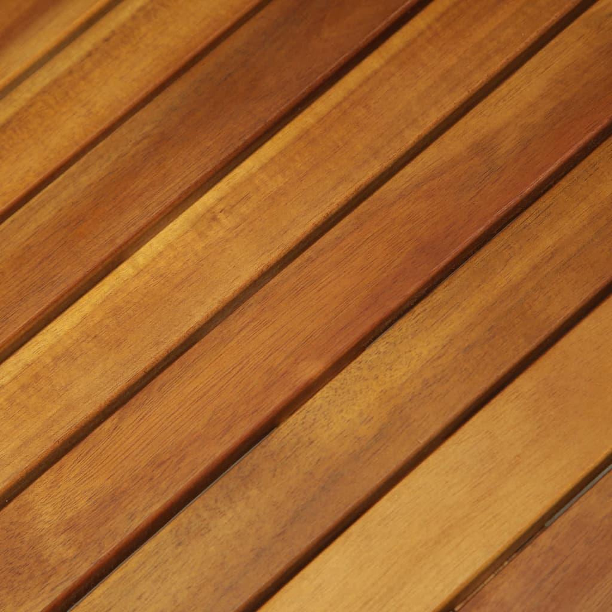 Voir la diapositive 4 : VIDAXL Ensemble de bistro pliable 3 pcs avec coussins Acacia solide