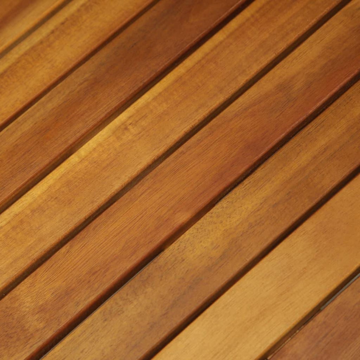 VIDAXL Ensemble de bistro pliable 3 pcs avec coussins Acacia solide