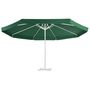 Voir la diapositive 2 : VIDAXL Tissu de remplacement pour parasol d'exterieur Vert 500 cm