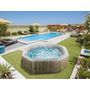 Voir la diapositive 2 : Habitat et Jardin Spa gonflable octo   New York   - 6 places - Gris clair/Marron