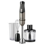 Black et Decker Mixeur plongeant 1200w gris/noir - BXHBA1200E