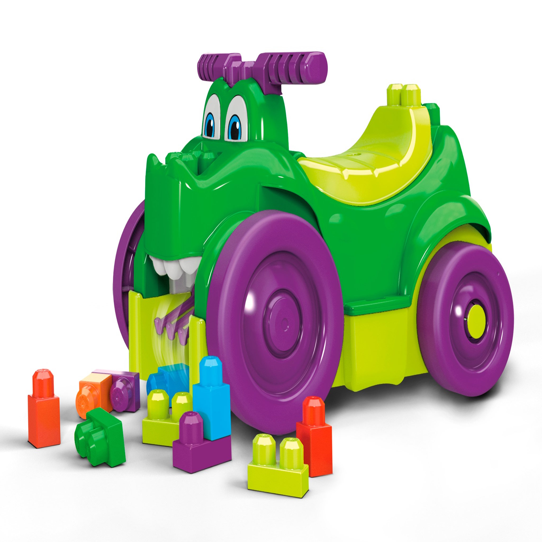 Voir la diapositive 1 : MEGA Mega Bloks - Porteur Croc Blocs - Briques de construction