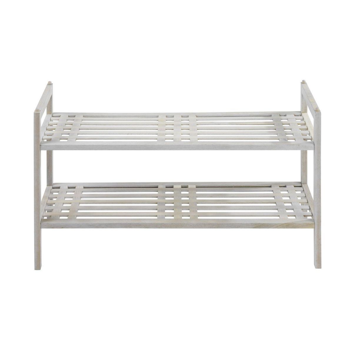 Wenko Etagère en bois Norway - L. 69 x H. 40,5 cm - Blanc