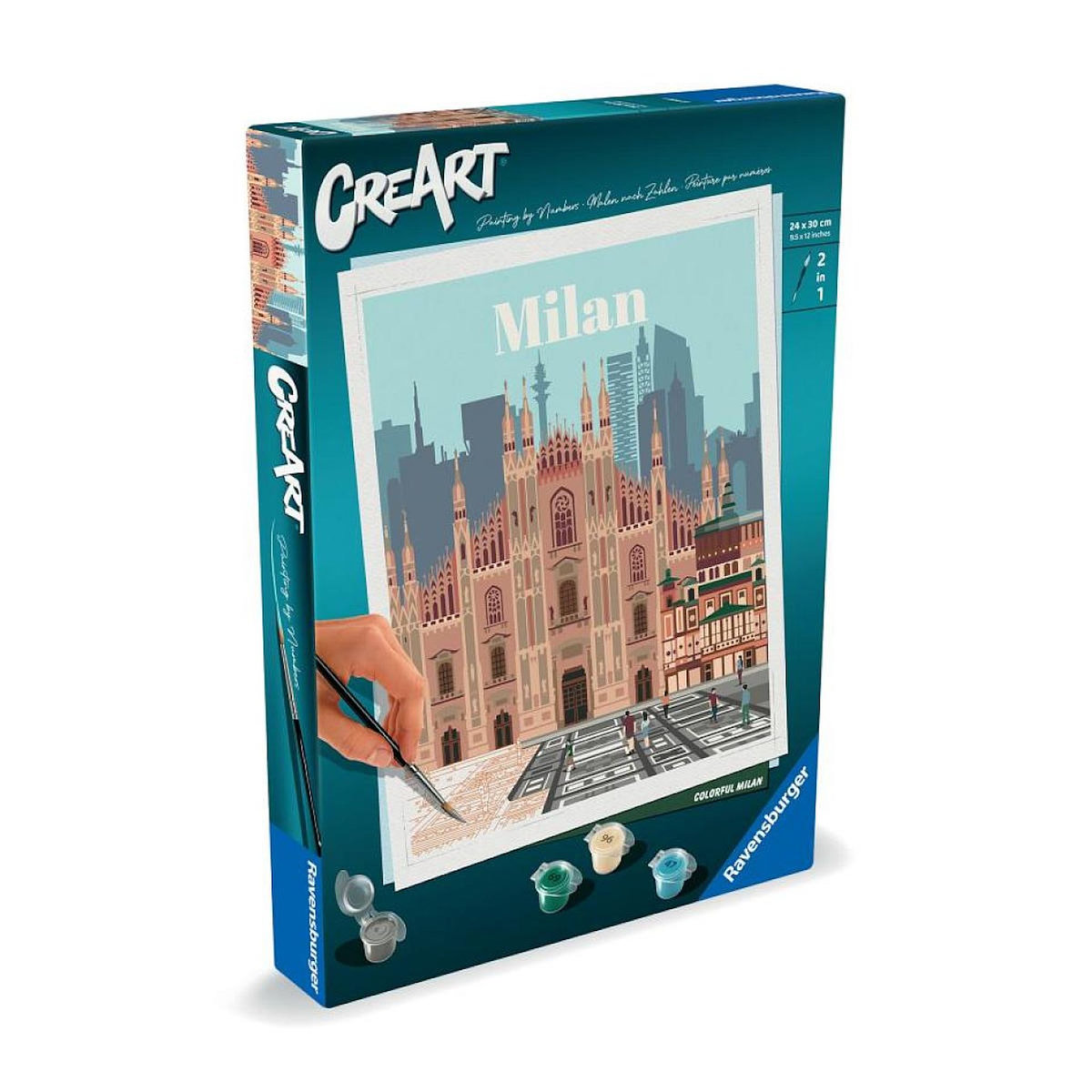 RAVENSBURGER Creart 24x30 cm milan peinture