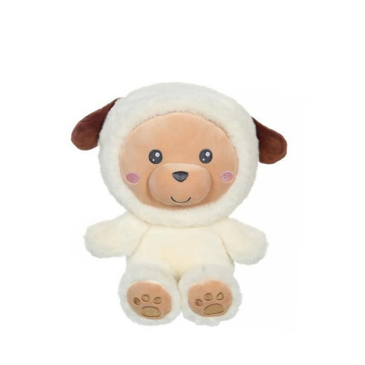 TOYS TOYS Peluche Chien Hoody Pets - GIPSY TOYS - Creme, 24 cm