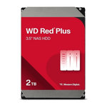 Western Digital Disque dur Interne - WESTERN DIGITAL - Red Plus - 2To - 3.5 - Dédié NAS - 5400 RPM Class - SATA 6 GB/s (WD20EFPX)