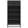 Voir la diapositive 4 : VIDAXL Etagere a chaussures noir 48x38x97,5 cm bois d'ingenierie