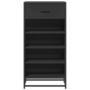 Voir la diapositive 4 : VIDAXL Etagere a chaussures noir 48x38x97,5 cm bois d'ingenierie