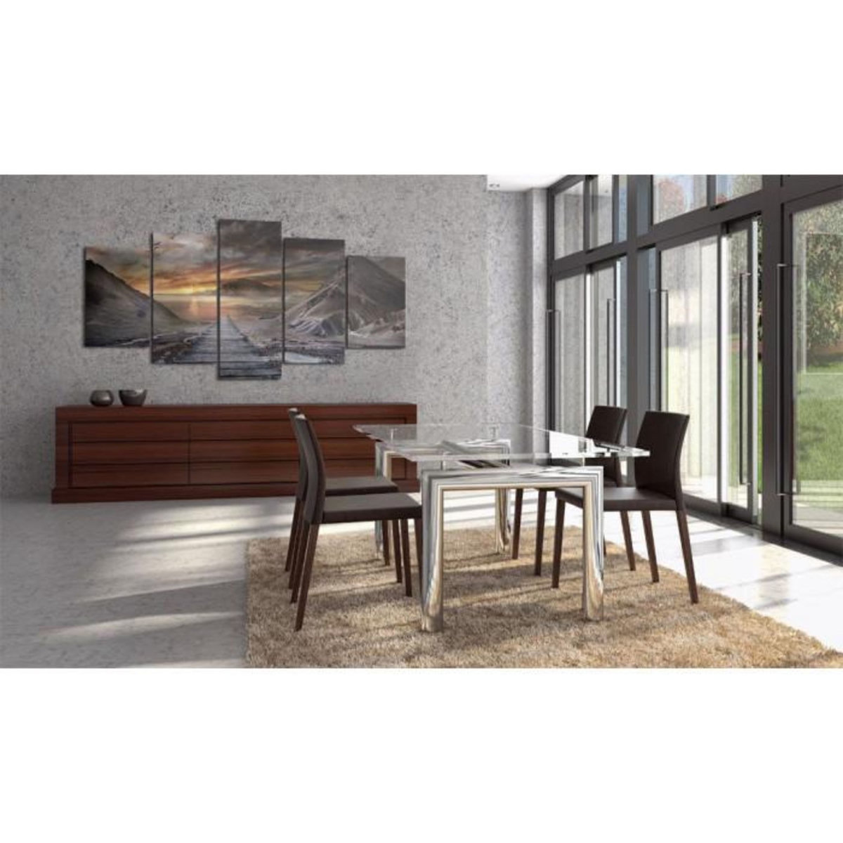 Paris Prix Tableau Imprimé  Terre Déserte