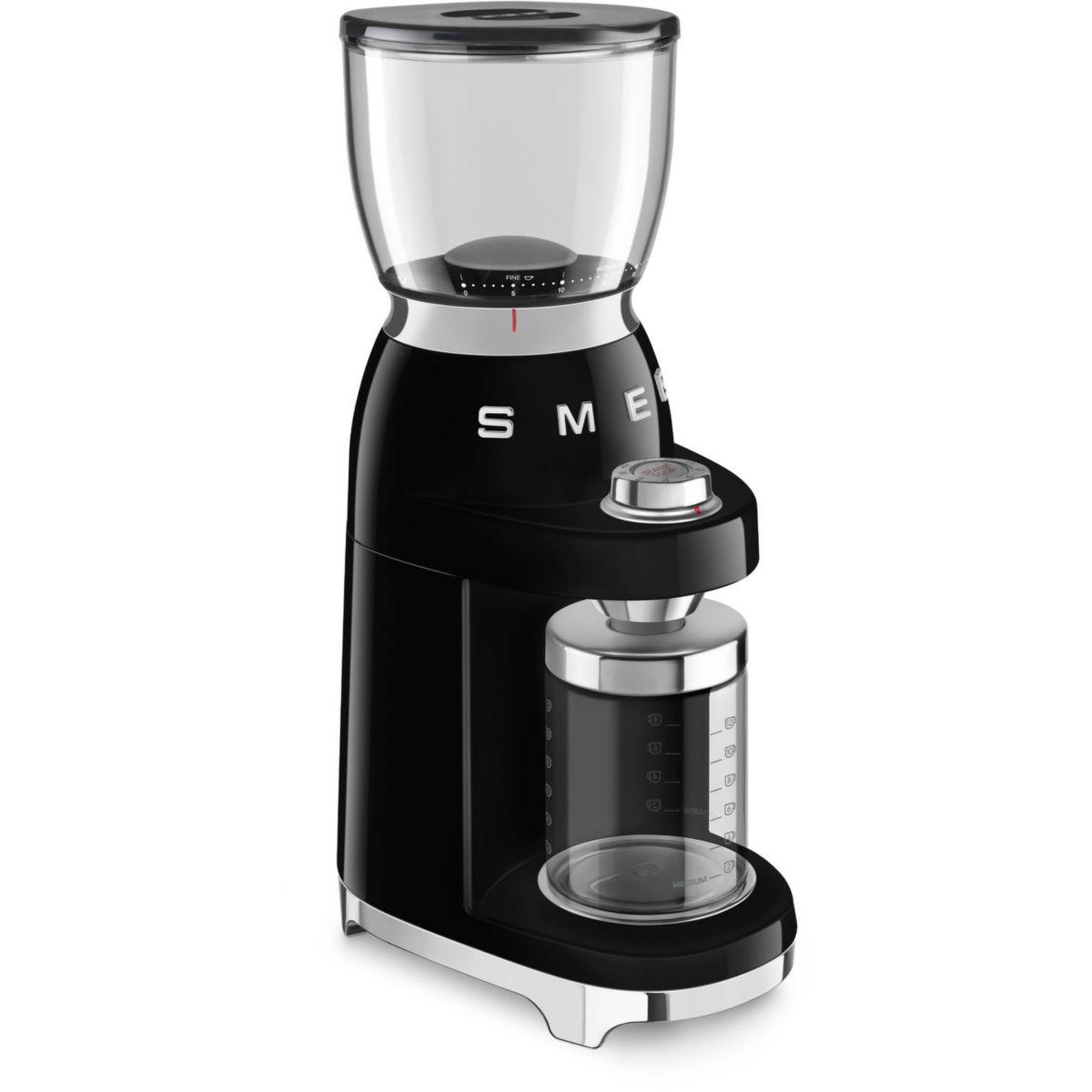 Voir la diapositive 4 : SMEG Moulin à café noir Années 50 CGF11BLEU