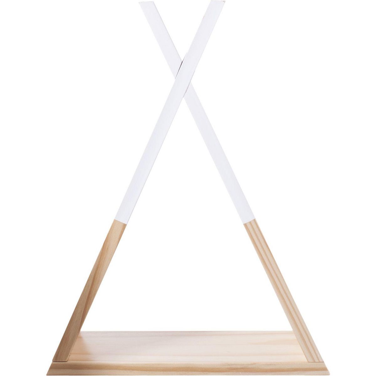 Atmosphera Kids Etagère murale enfant Douceur - L. 30 x H. 39 cm - Blanc