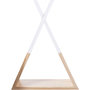 Voir la diapositive 2 : Atmosphera Kids Etagère murale enfant Douceur - L. 30 x H. 39 cm - Blanc