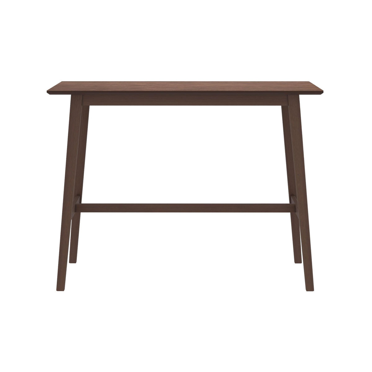 Rendez vous déco Table de bar rectangulaire 4 personnes en bois clair naturel 120 cm - Buvette