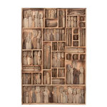 Paris Prix Décoration Murale  Famille Masques  150cm Beige