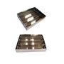 Voir la diapositive 3 : Moule à gâteau damier en inox 20cm