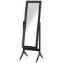 Voir la diapositive 1 : HOMCOM Miroir à pied inclinaison réglable dim. 47L x 46l x 148H cm MDF