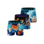 Voir la diapositive 1 : FREEGUN Lot de 3 boxers enfant Dragon Ball Beerus Goku Vegeta Vegeto