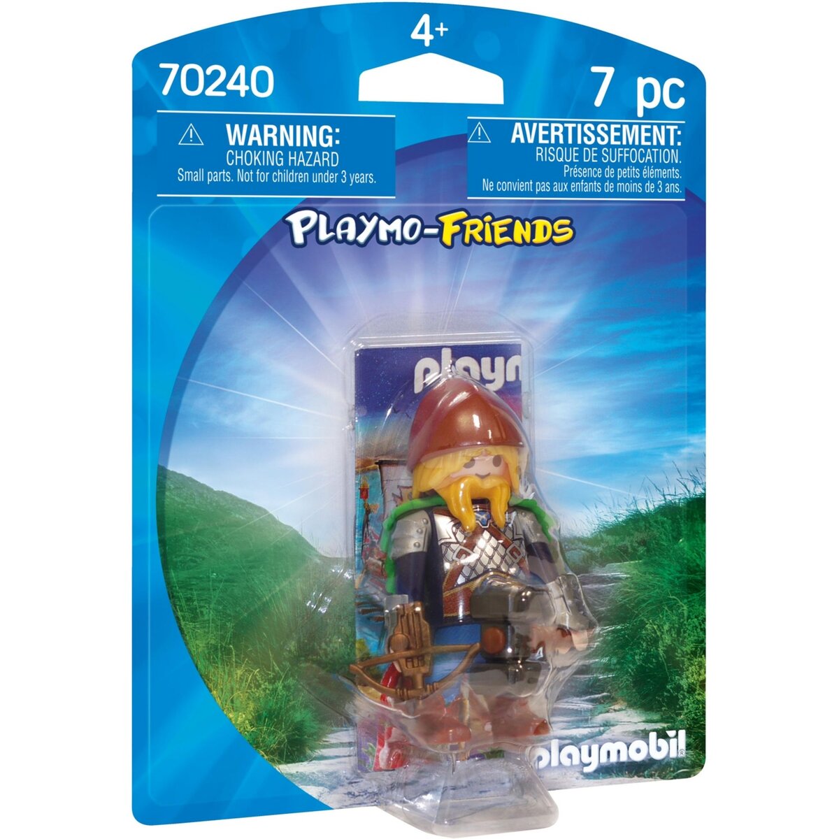 PLAYMOBIL 70240 - Friends - Combattant nain avec arbalète