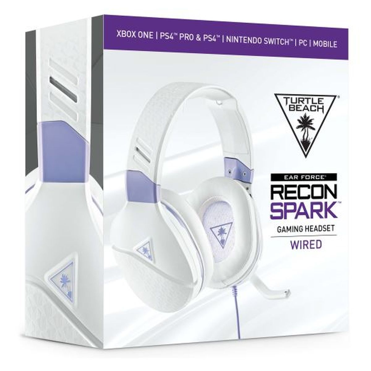 TURTLE BEACH Casque Gamer Filaire Recon Spark Blanc Multi-plateforme