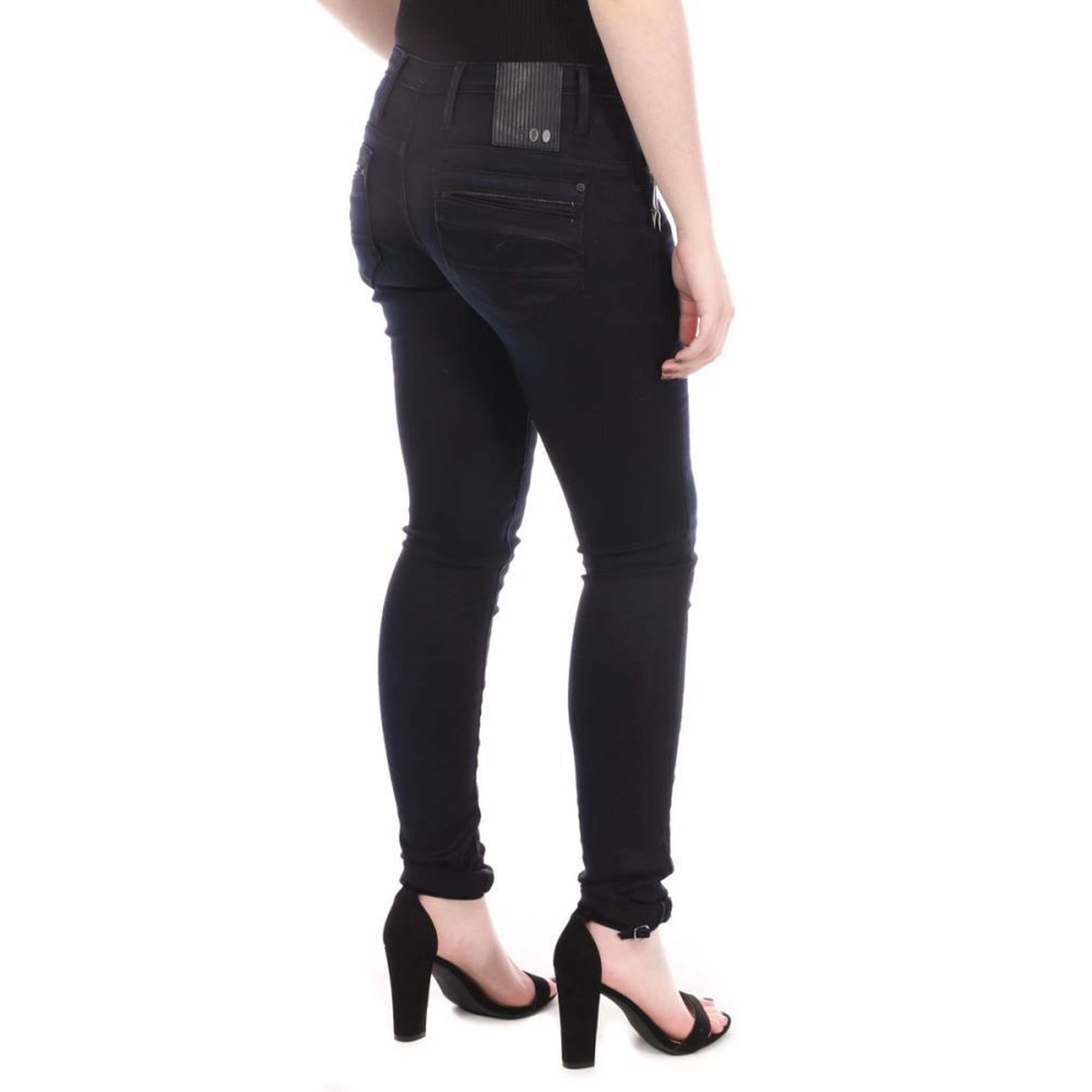 Voir la diapositive 2 : G-Star Raw Jean Skinny  Marine Brut Femme G-Star New Ocean - W24