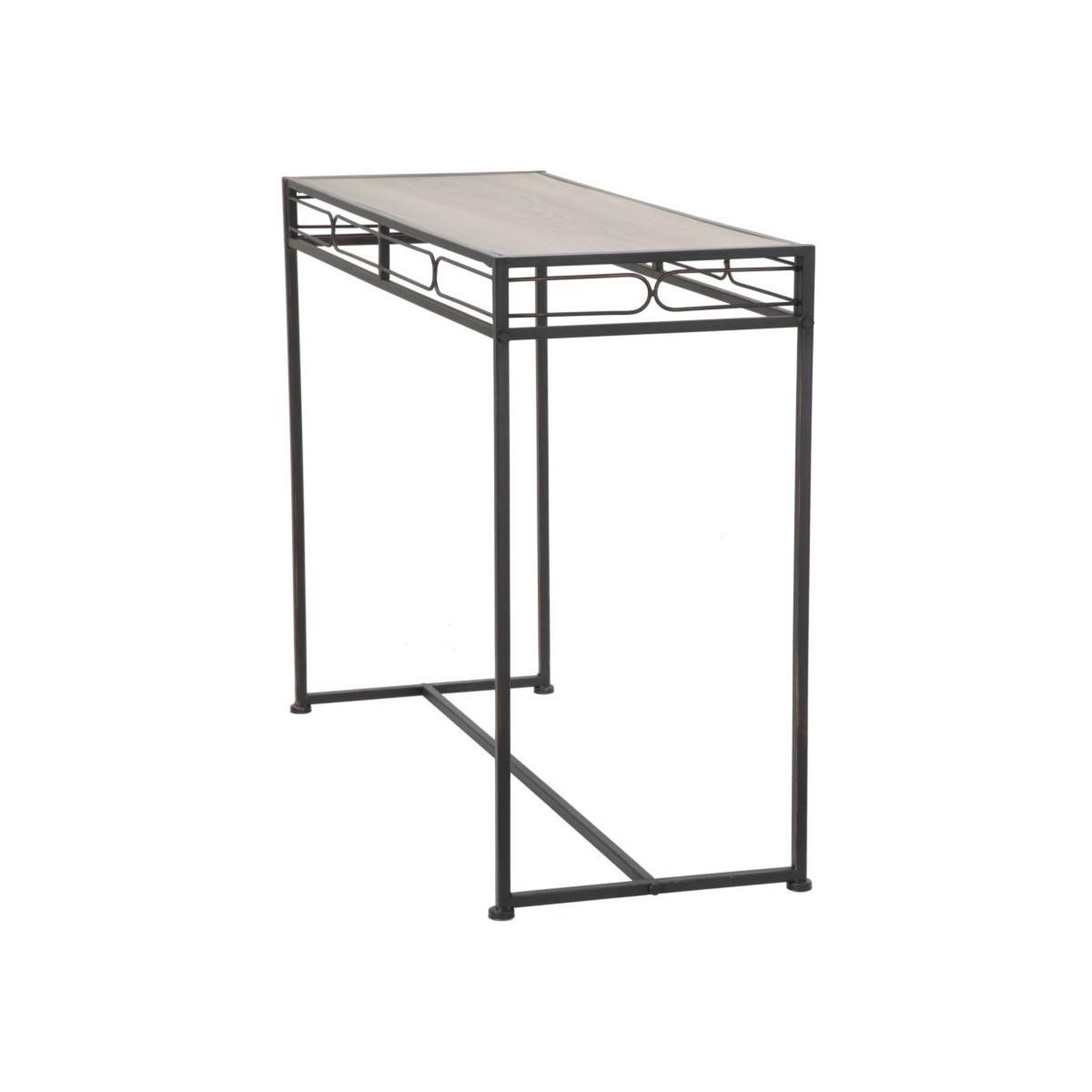 Voir la diapositive 2 : Paris Prix Console design  essential  110cm naturel & noir