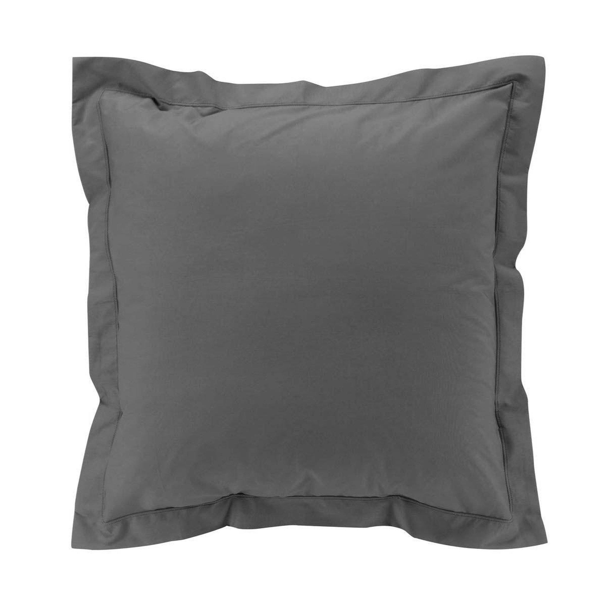 Douceur d'Intérieur Taie d'oreiller  percaline  63x63cm gris acier