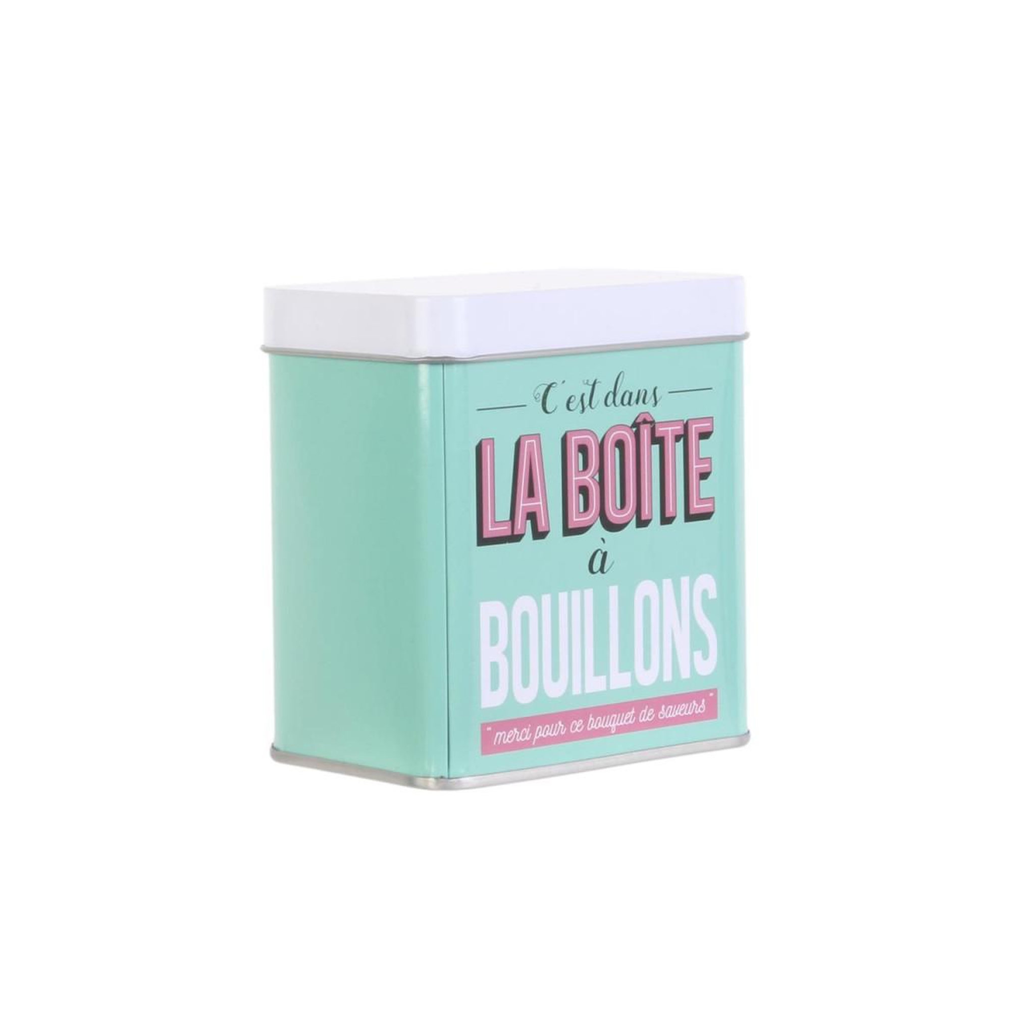 Voir la diapositive 2 : COOK CONCEPT Boîte de conservation  ma boîte à bouillons  10cm vert