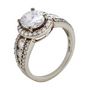 Voir la diapositive 2 : LA VIE EN OR Bague ovale femme argent 925 millièmes oxydes de zirconium