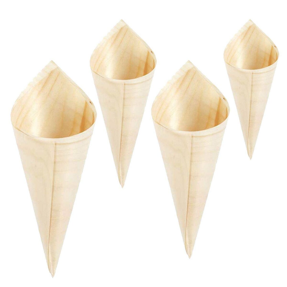  48 cônes en bois à décorer 12,7 cm x Ø 5 cm