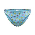 Only Bas de Bikini  à fleurs Femme Only Elly. Coloris disponibles : Bleu