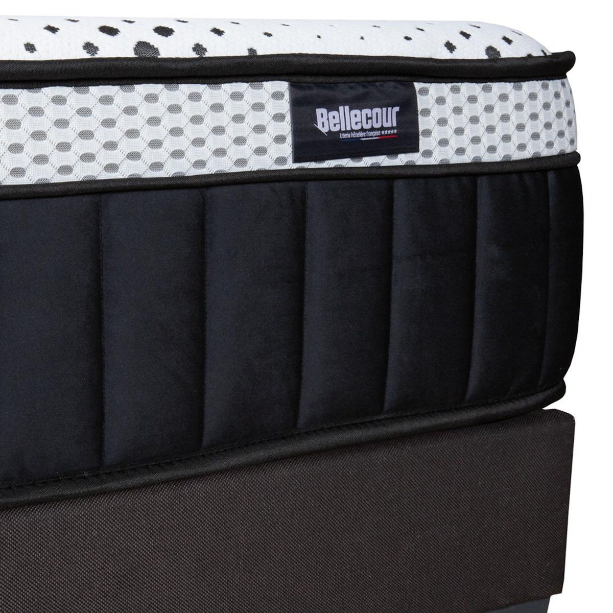 BELLECOUR BELLECOUR LITERIE | Pack Prêt à dormir CELESTIN 2.0 | Matelas Mémoire de forme + Sommier + Accessoires