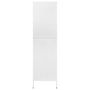 Voir la diapositive 4 : VIDAXL Garde-robe Blanc 90x50x180 cm Acier