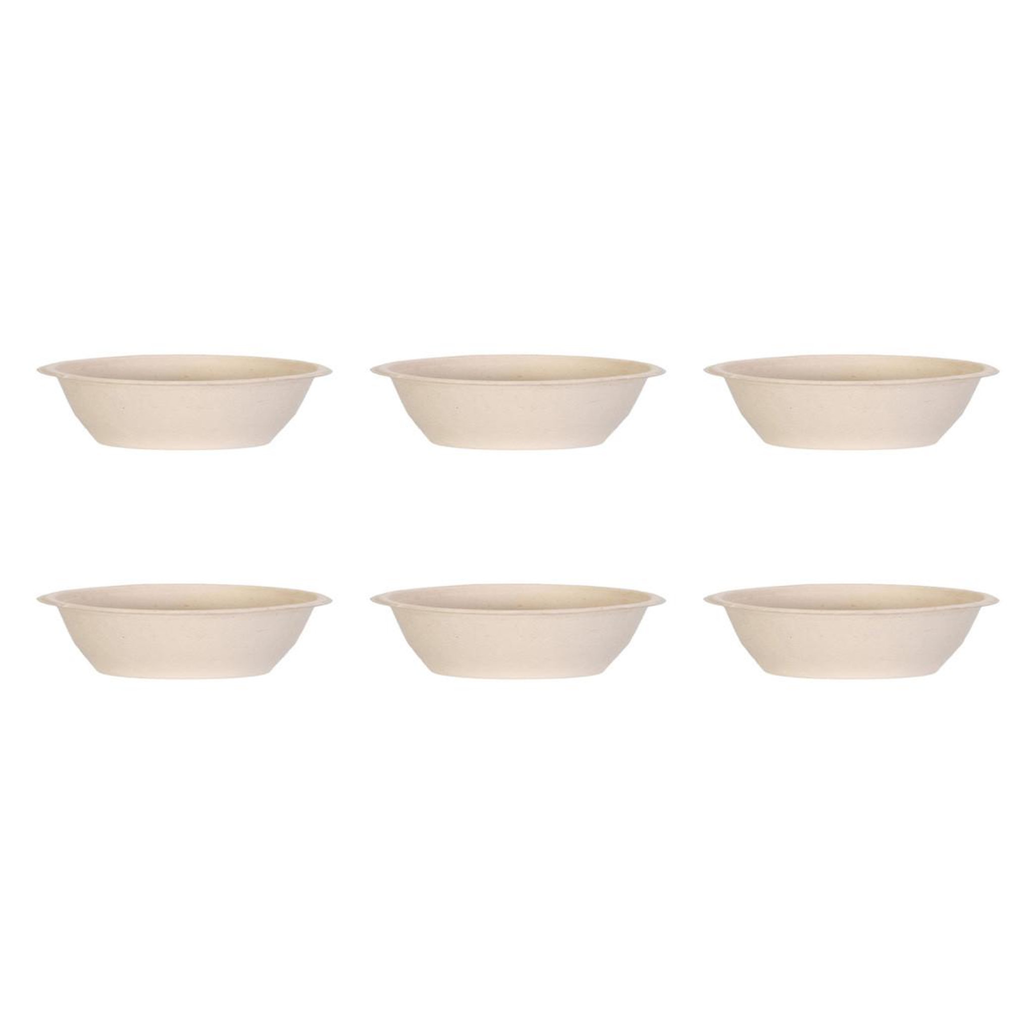 The Home Deco Factory Lot de 6 coupelles rondes  blé  15cm beige