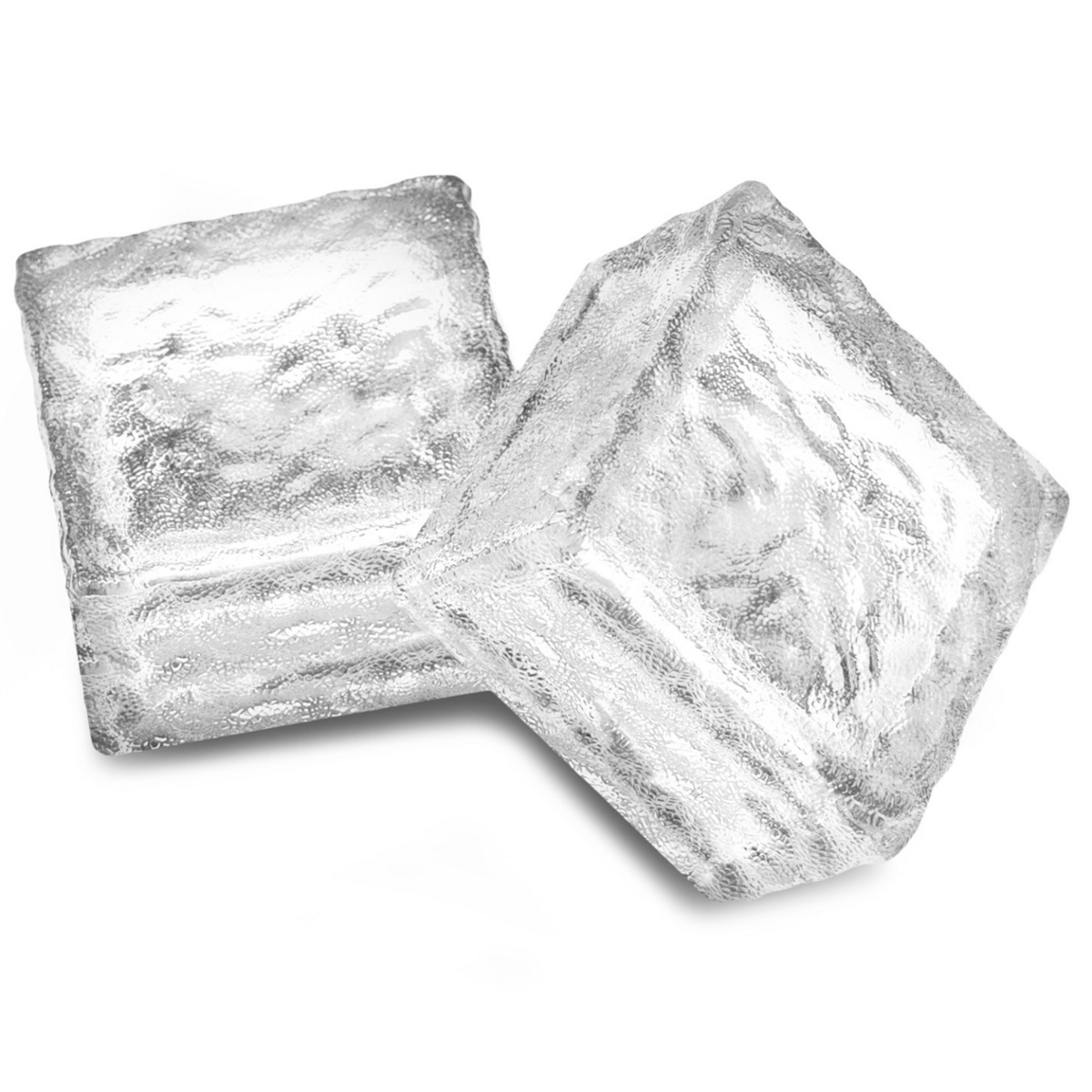 ID MARKET Lot de 8 pavés solaires en verre 4 LEDS blanches éclairage de jardin