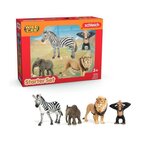 Schleich Mes Premiers Animaux d'Afrique, Figurines d'animaux, SCHLEICH 42721 Wild Life, des 5 ans