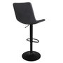 Voir la diapositive 5 : Rendez vous déco Lot de 2 chaises de bar réglables 62,5/83 cm gris foncé-Killi
