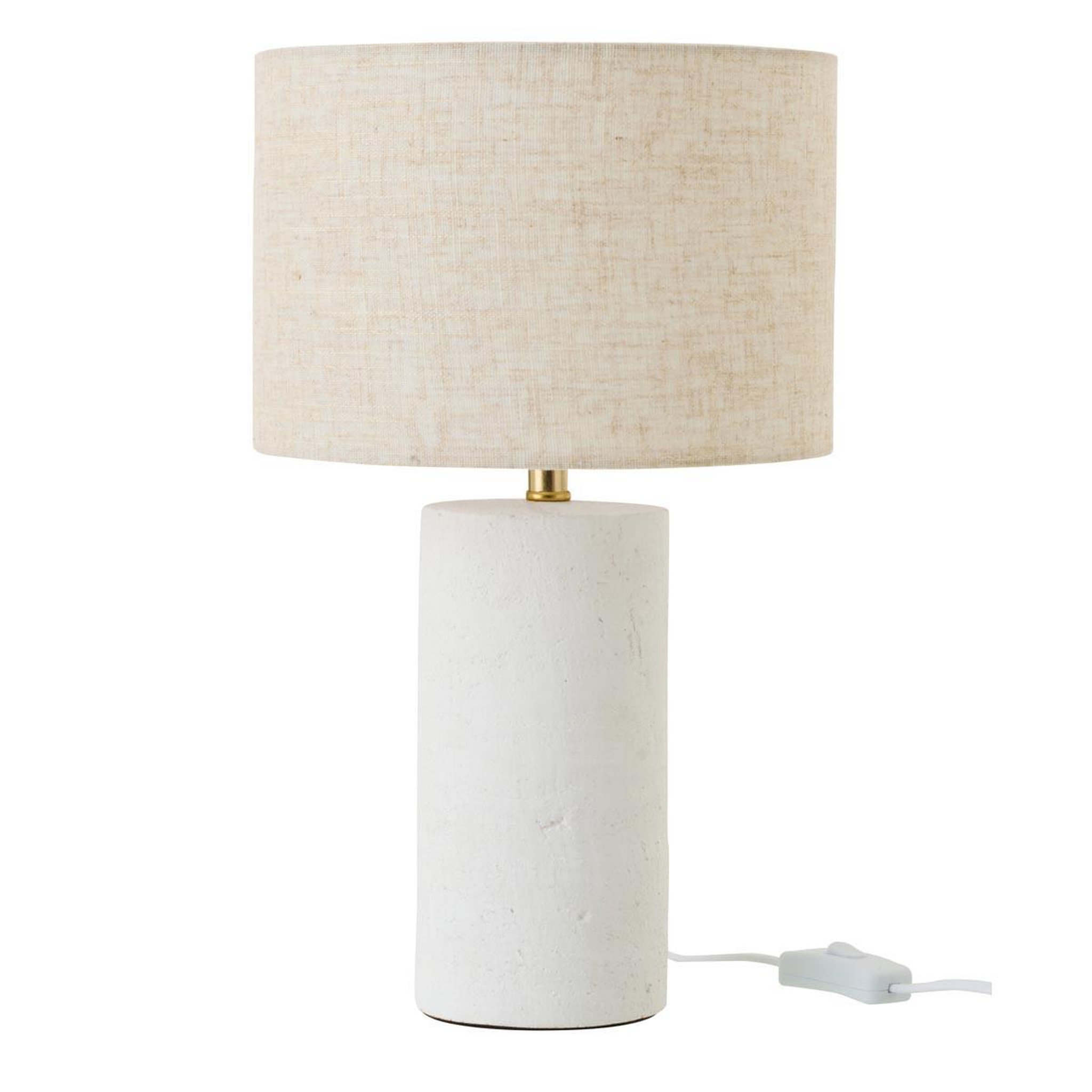 J-LINE Lampe à poser en céramique  felicia  37cm blanc