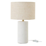 Paris Prix Lampe à Poser en Céramique  Felicia  37cm Blanc