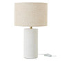 Voir la diapositive 1 : Paris Prix Lampe à Poser en Céramique  Felicia  37cm Blanc