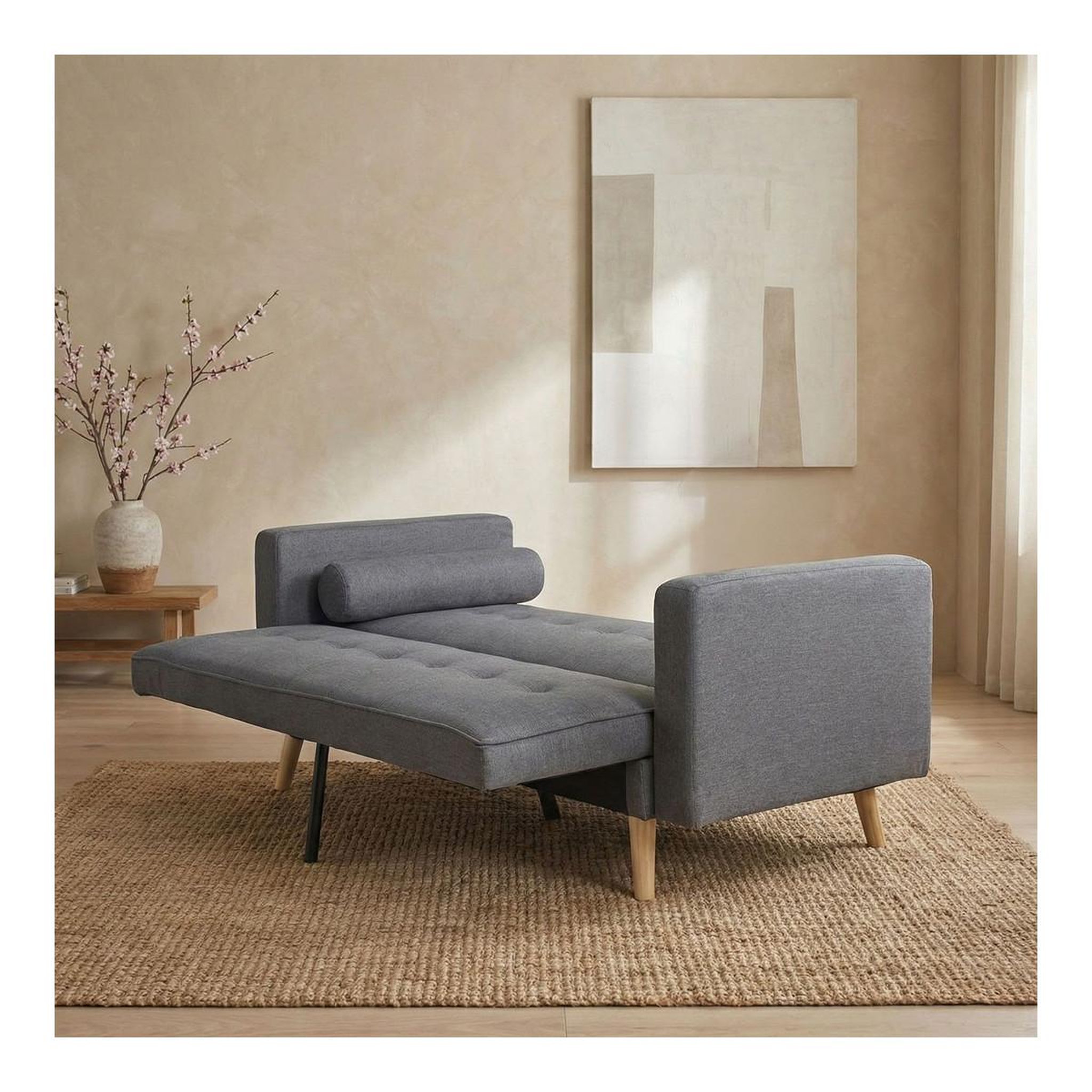 Voir la diapositive 5 : Paris Prix Canapé convertible 3 places scandinave  navya  gris foncé