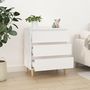Voir la diapositive 3 : VIDAXL Buffet Blanc 60x35x70 cm Bois d'ingenierie