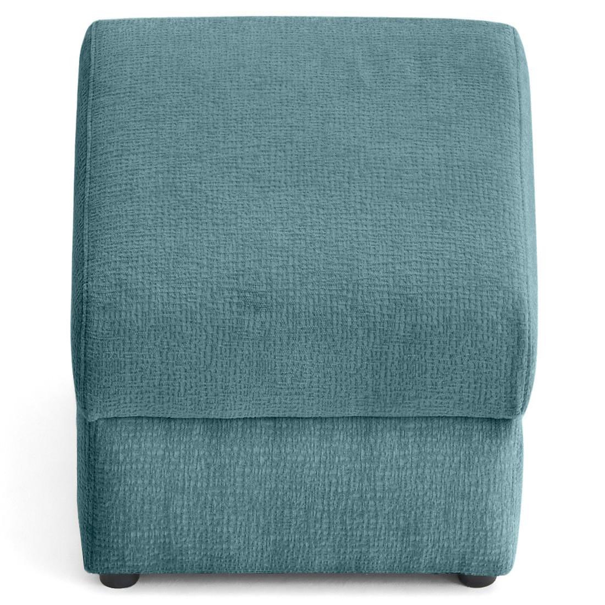 Voir la diapositive 6 : LISA DESIGN Bastille - pouf en tissu velours relief