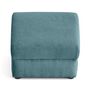 Voir la diapositive 6 : LISA DESIGN Bastille - pouf en tissu velours relief