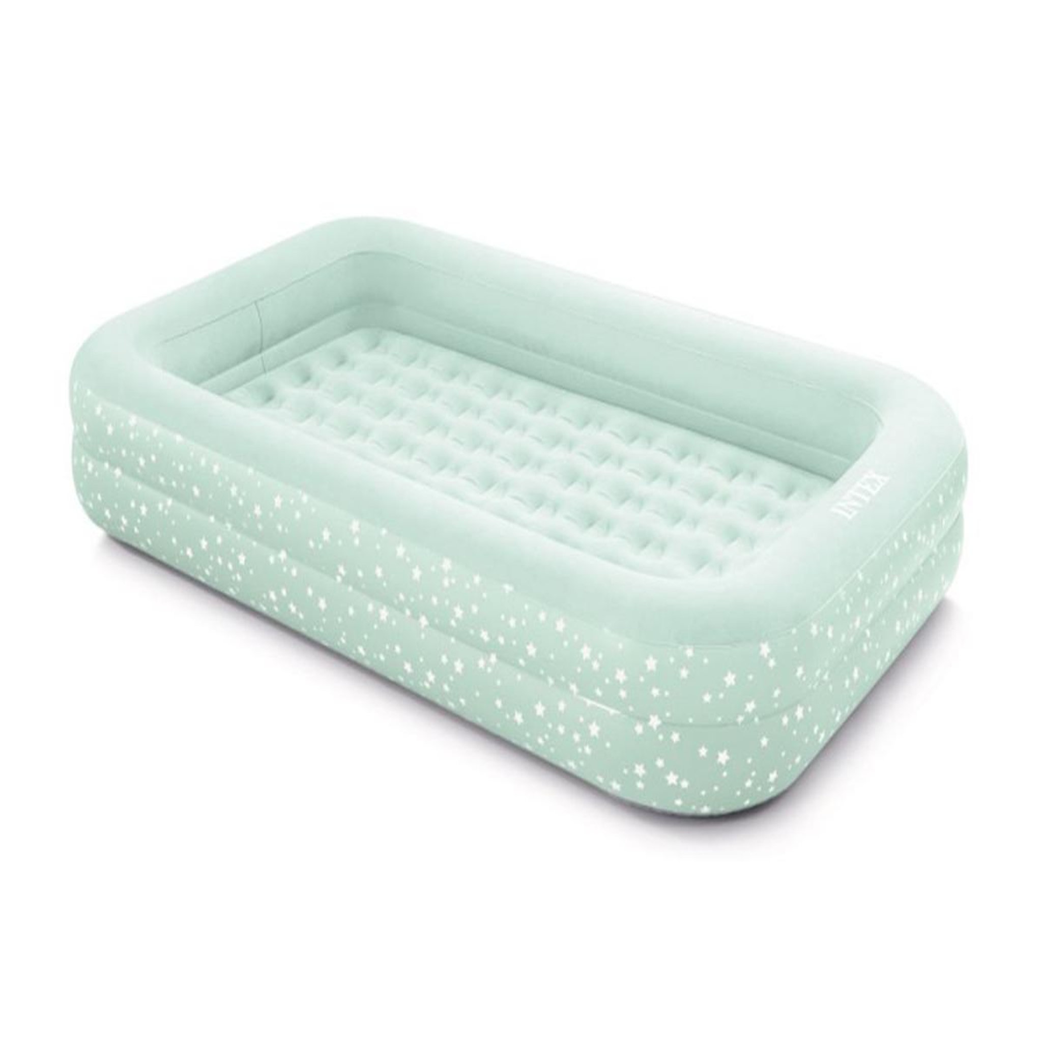 INTEX Matelas gonflable enfant 1 place + gonfleur - Intex