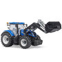 Voir la diapositive 2 : Bruder Tracteur New Holland T7.315 avec fourche