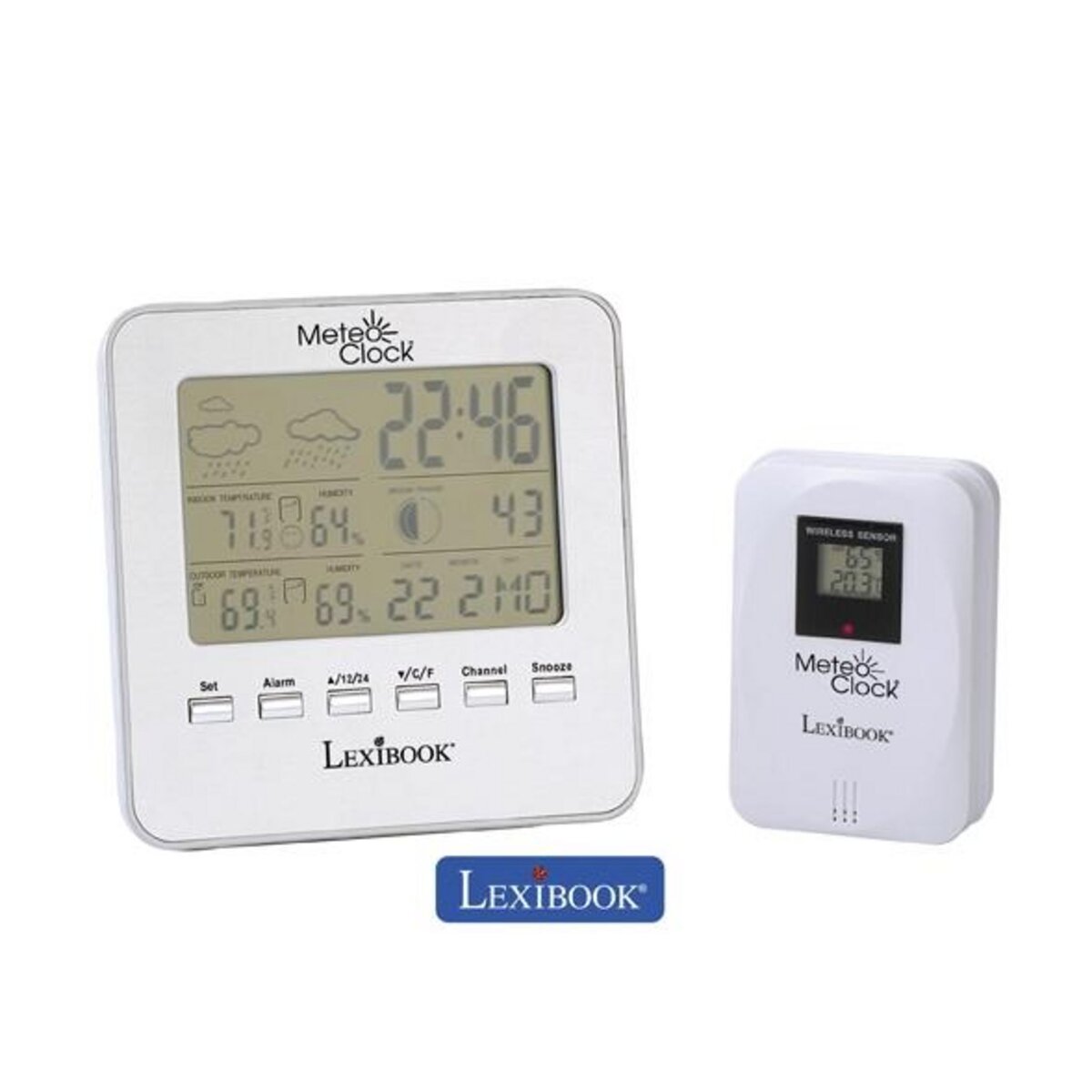 Lexibook Station meteo MeteoClock Silver