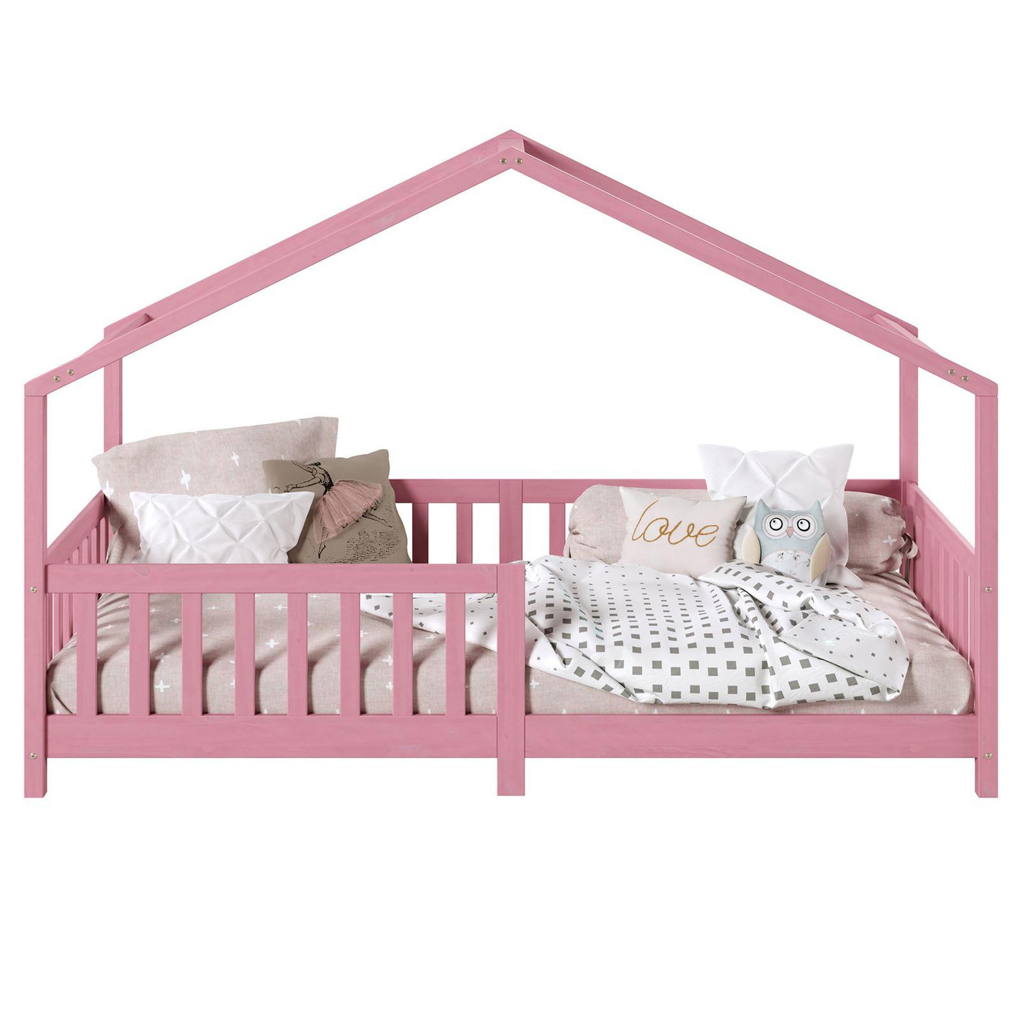Voir la diapositive 3 : IDIMEX Lit cabane LISAN 90 x 190 cm, en pin massif