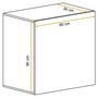 Voir la diapositive 2 : Paris Prix Bloc Mural Design  Switch  60cm Blanc
