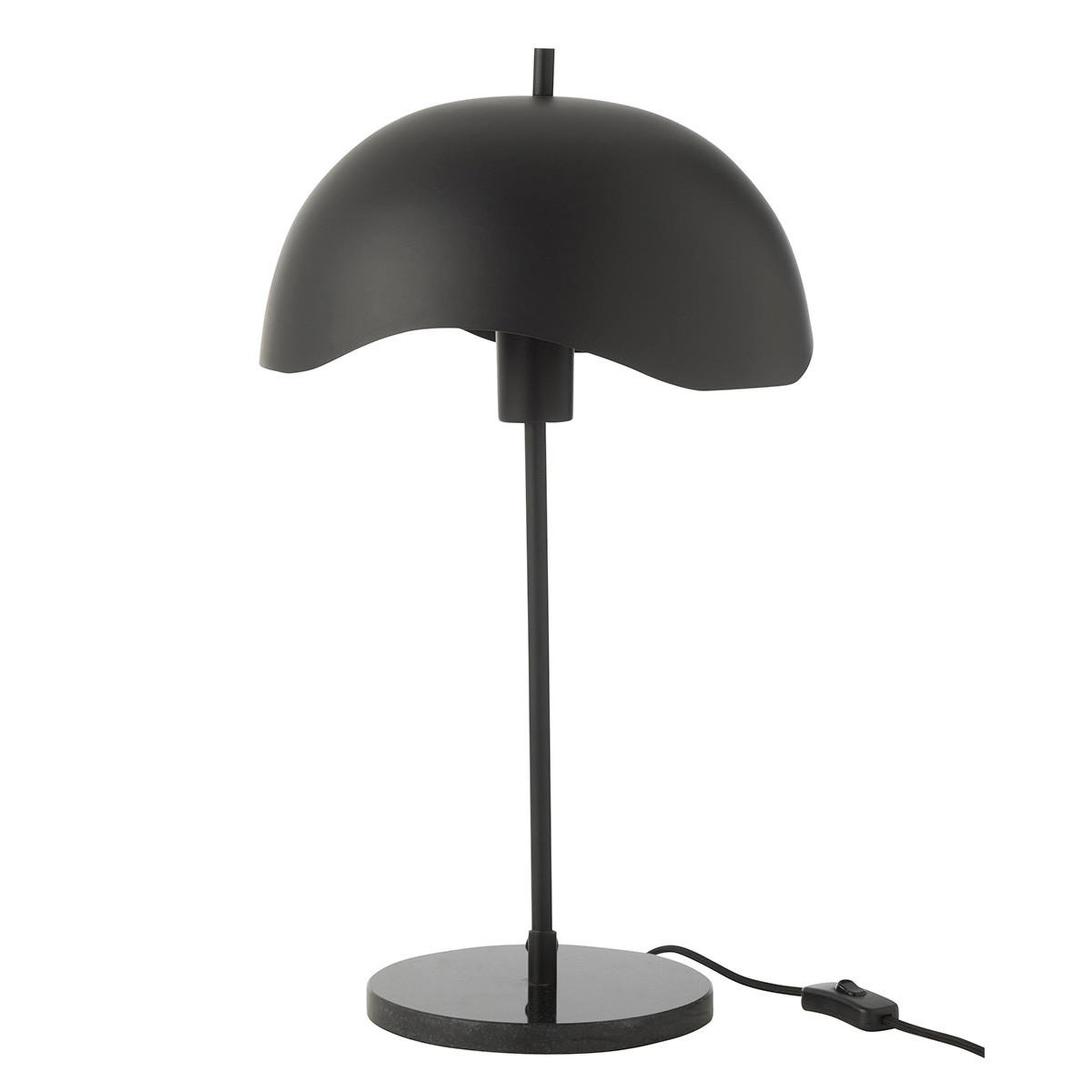 J-LINE Lampe à poser en métal  elias  56cm noir